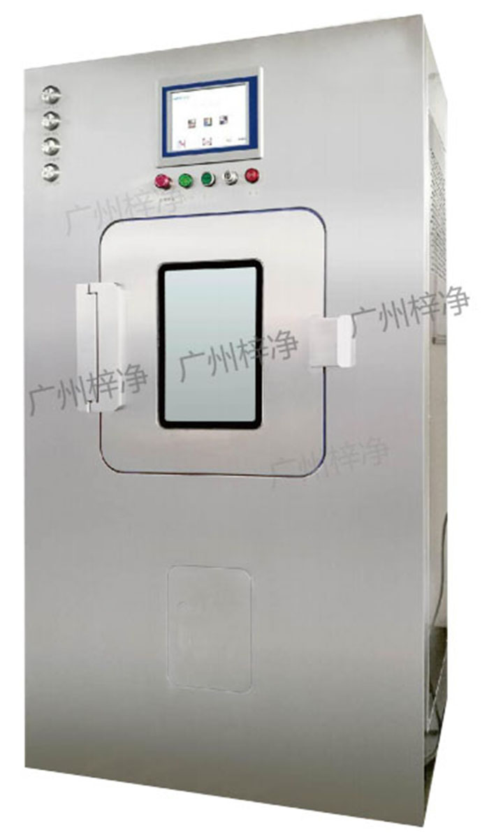 VHP滅菌傳遞窗采用專門的滅菌介質(zhì)給予系統(tǒng)使過氧化氫等離子體更均勻，達到滅菌效果。
